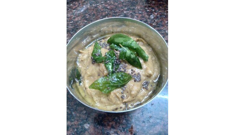 beerakaya pachadi-ridge gourd chutney