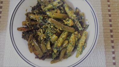 dondakaya-coriander-curry | ivy gourd dry veg