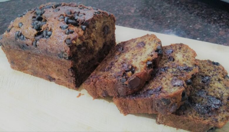 chocolate-banana-loaf | banana chocolate cake