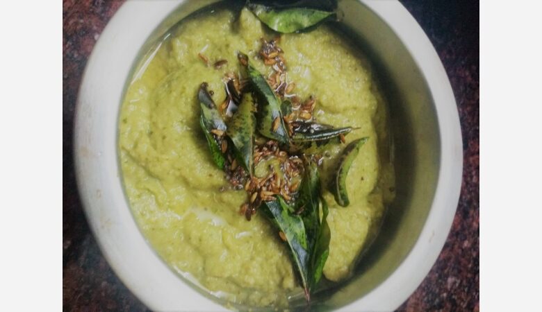 sorakaya-kothimeera-pachadi | bottlegourd coriander chutney