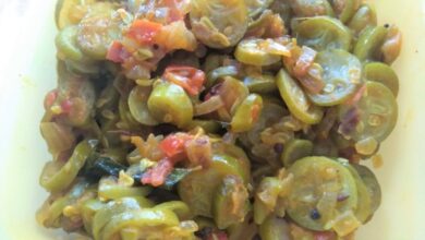 dondakya-onion-tomato-masala | ivy gourd curry