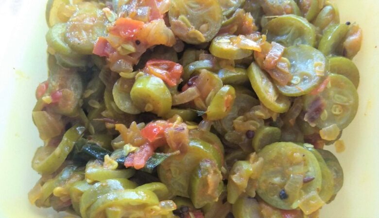 dondakya-onion-tomato-masala | ivy gourd curry