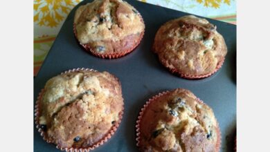 blueberry streusel muffins