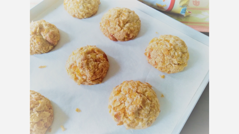 eggless cornflake cookies