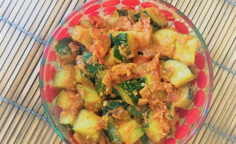 zucchini tomato curry