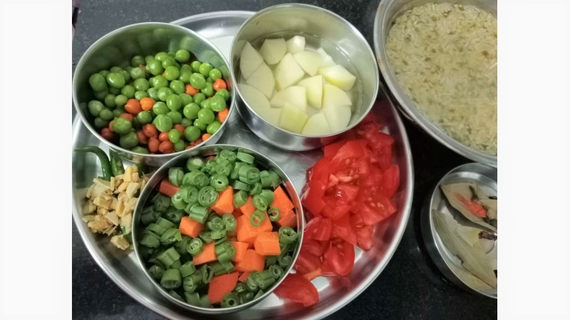 masala vegetable khichdi